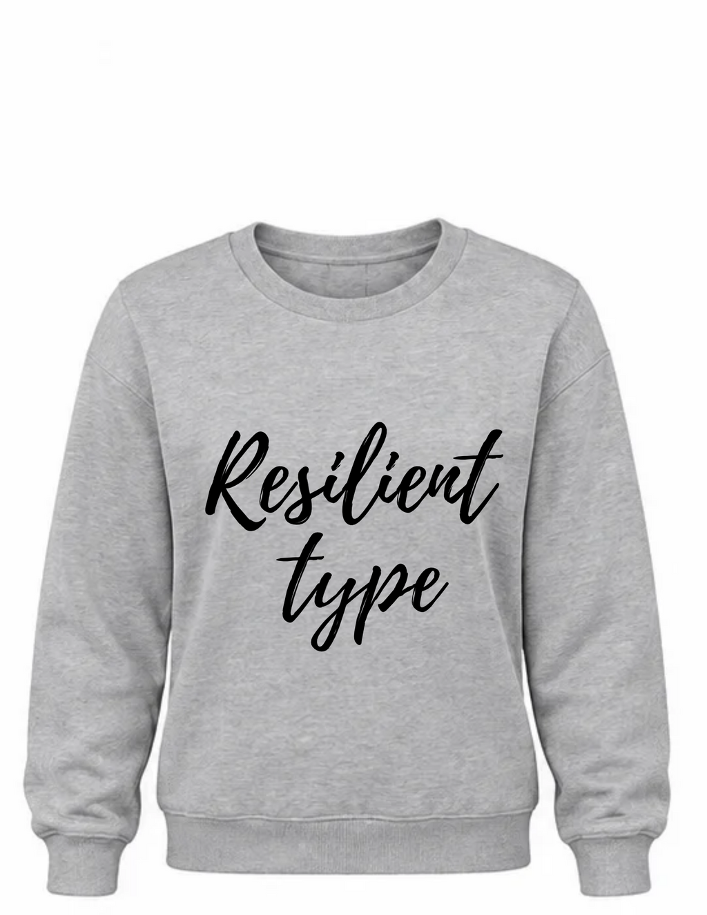 Inspirational crew-neck sweatshirt