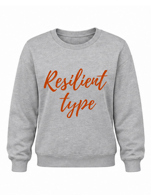 Inspirational crew-neck sweatshirt