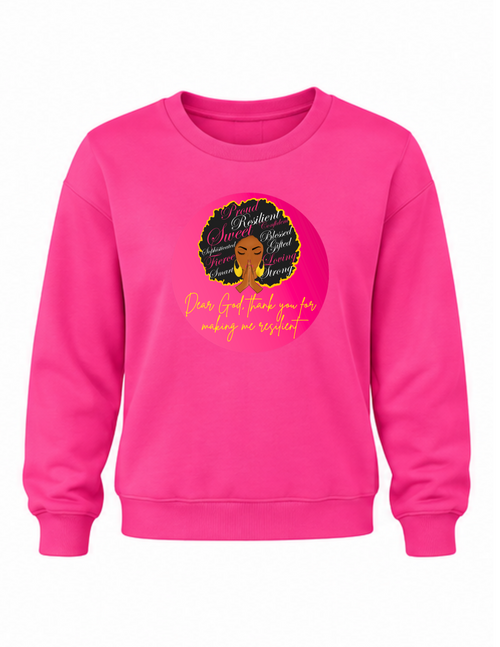 Inspirational crew-neck sweatshirt