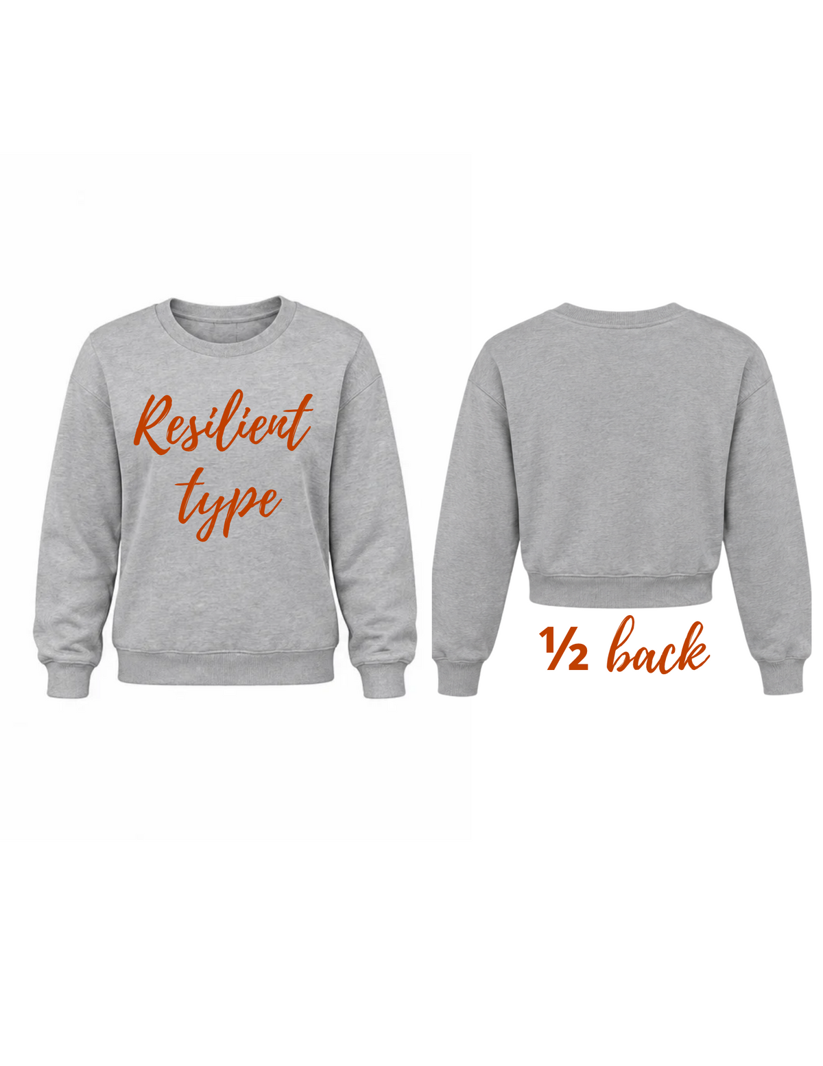 Inspirational crew-neck sweatshirt