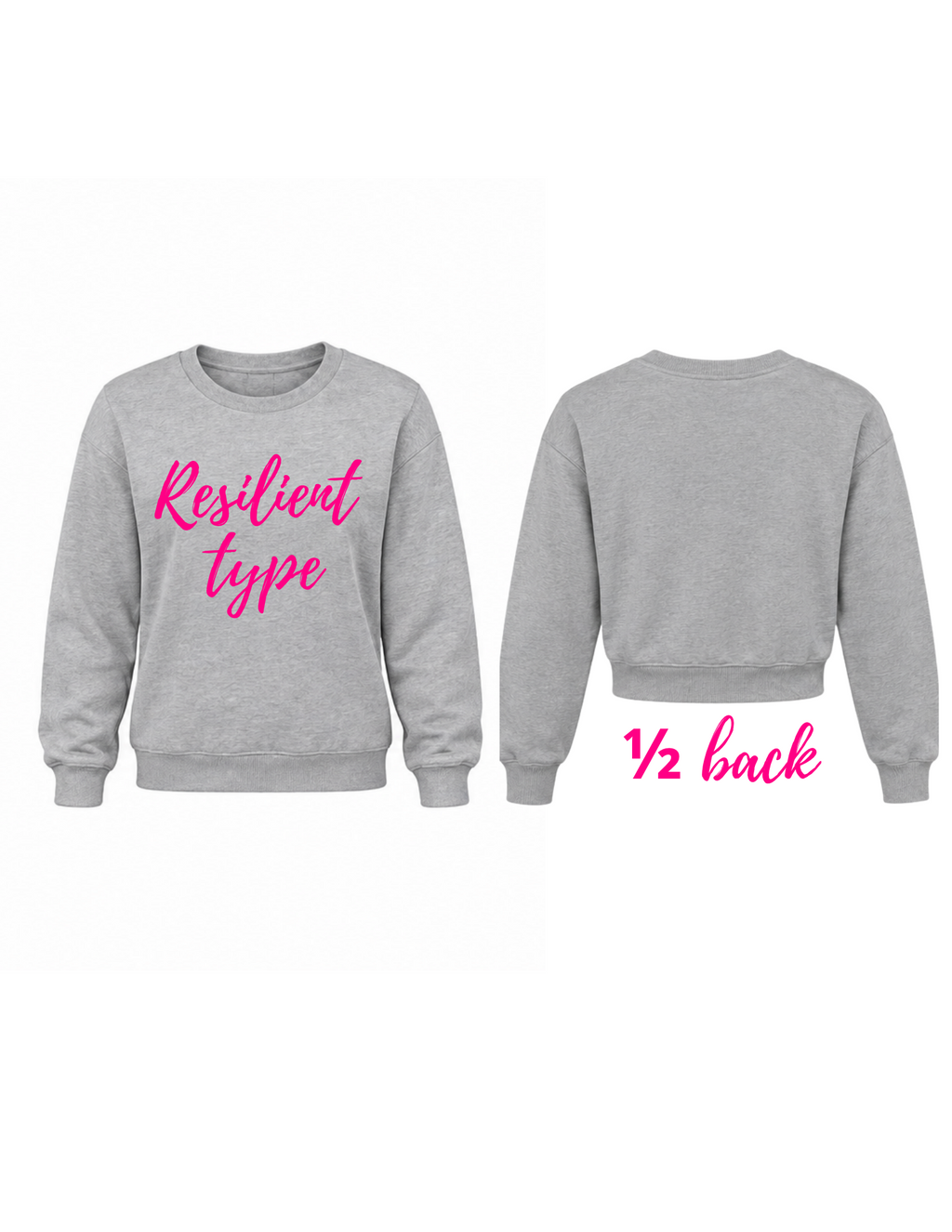 Inspirational crew-neck sweatshirt