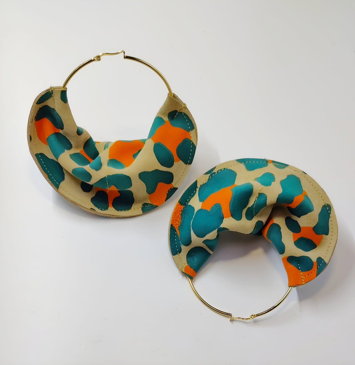 TMC Textured Fulani Hoop Earrings